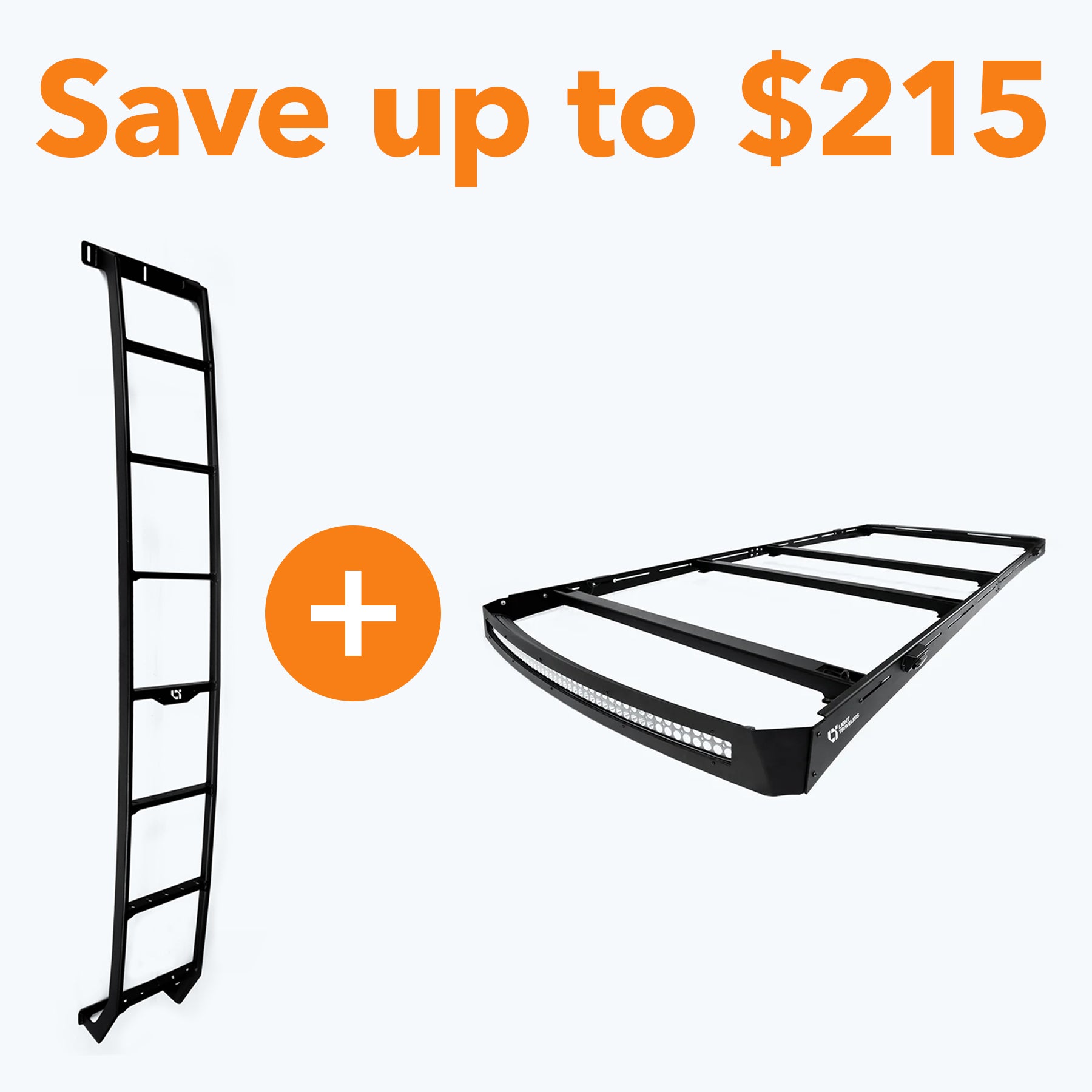 Roof Access Essentials Bundle (ElitePro Roof Rack + HighSide Ladder)